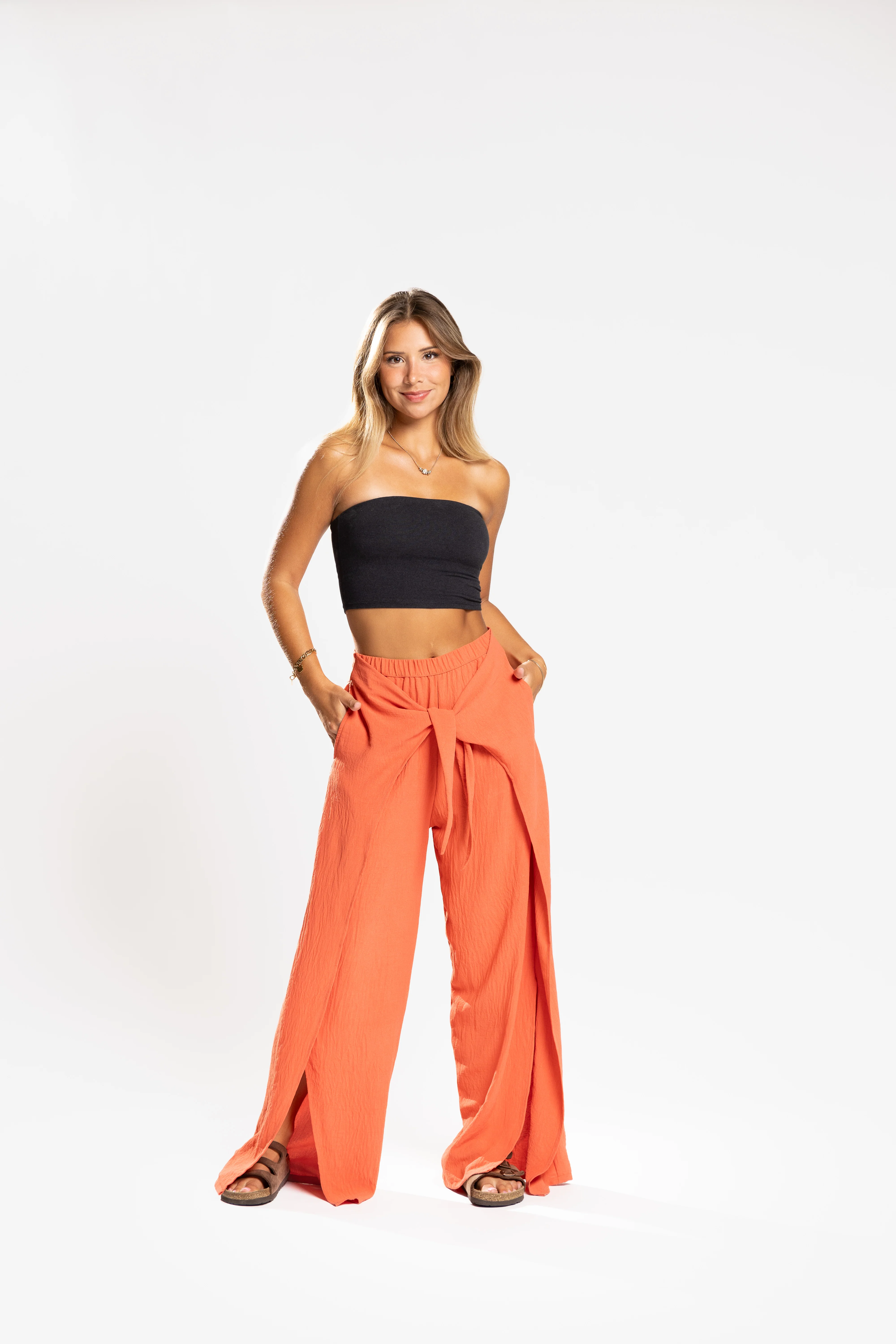 Resort Tie Front Pant - Image 11