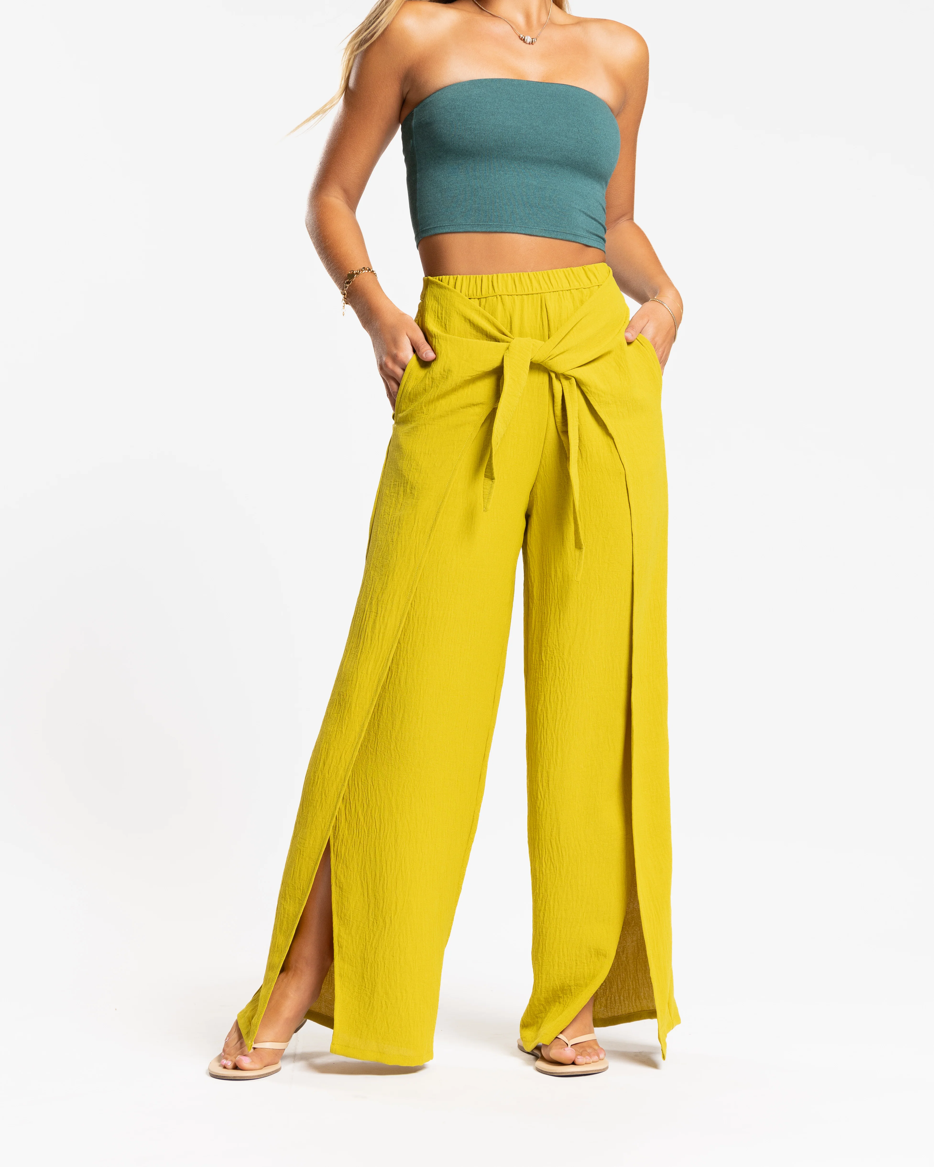 Resort Tie Front Pant - Image 6