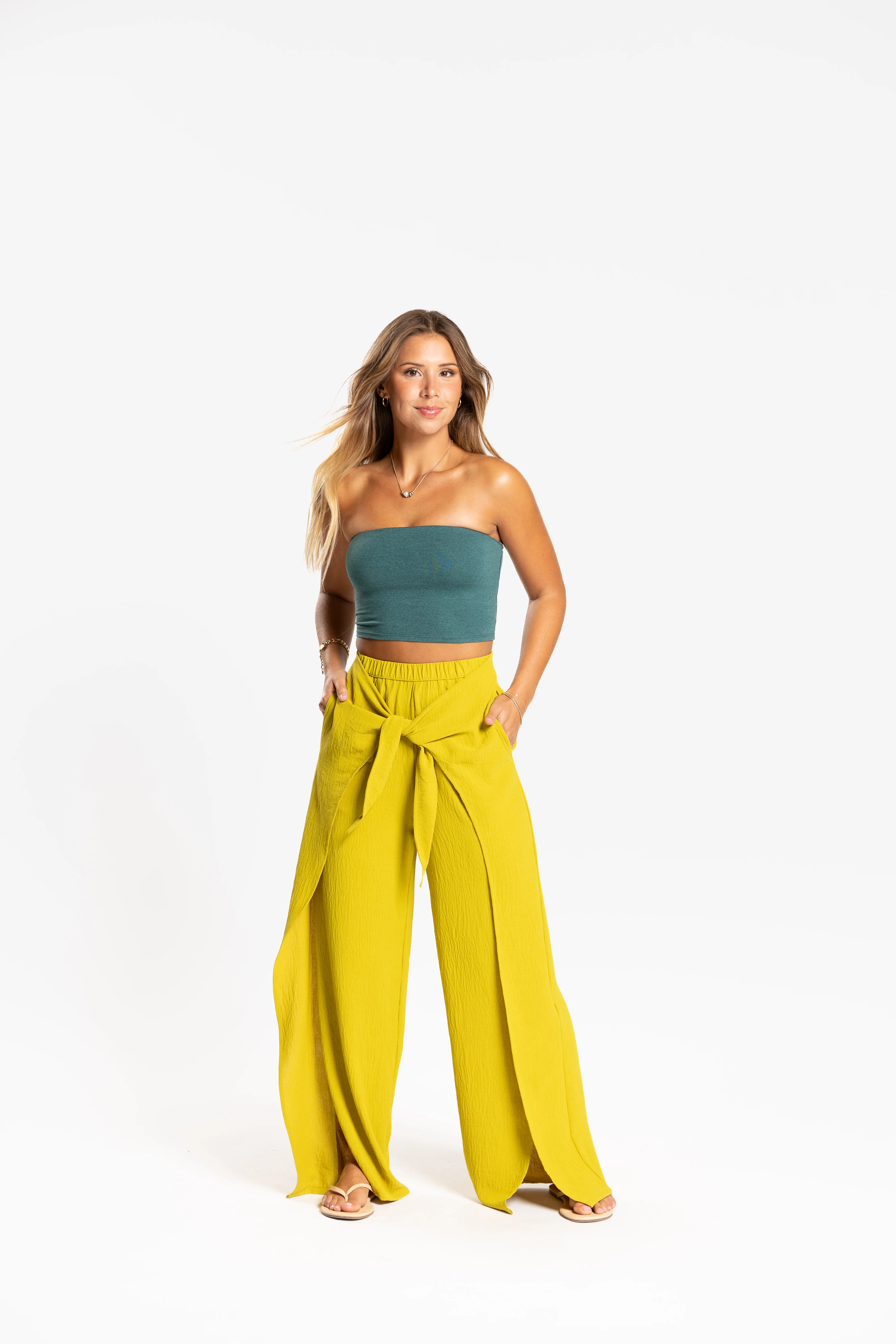 Resort Tie Front Pant - Image 7