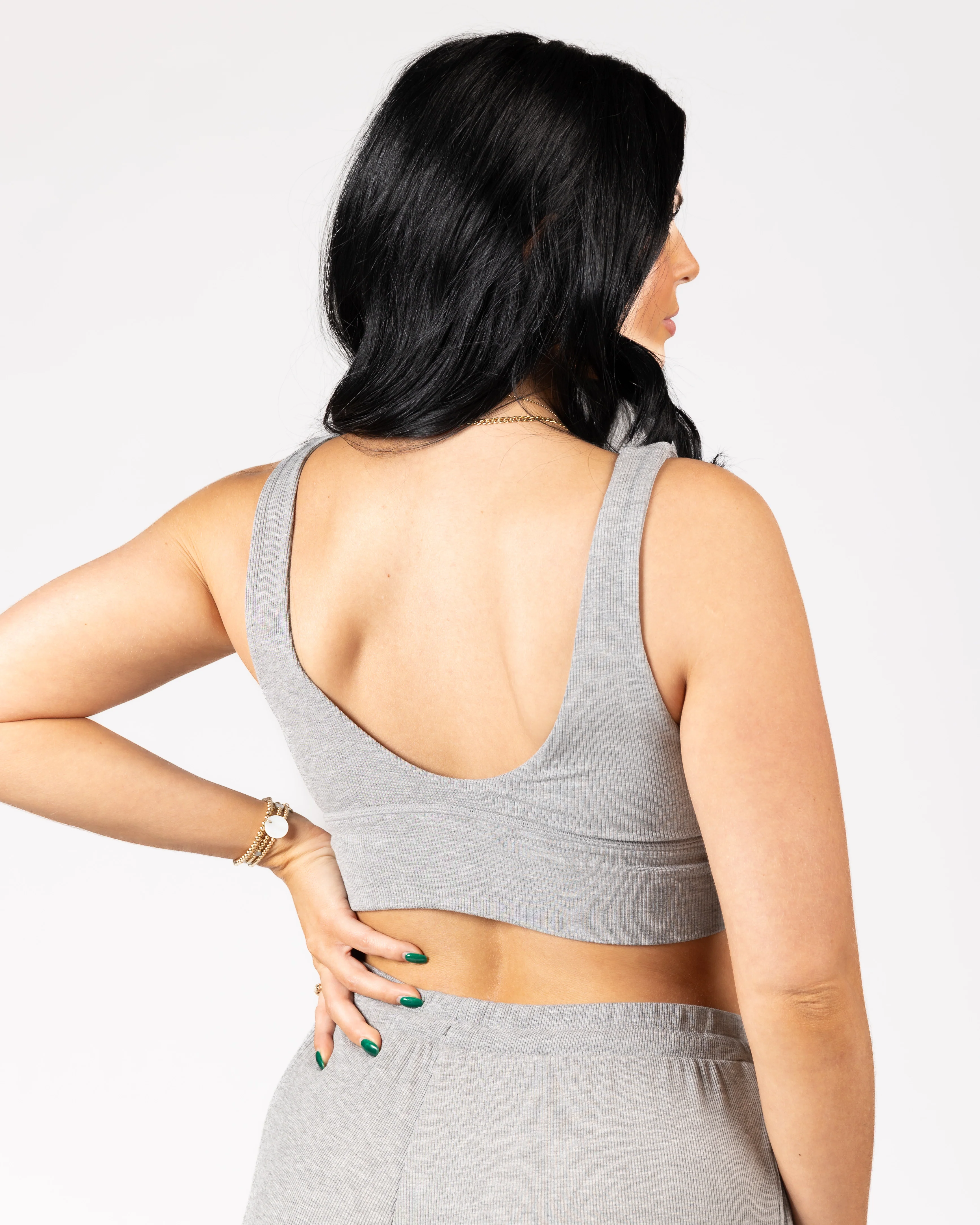 Soft Lounge Rib Bralette - Image 9